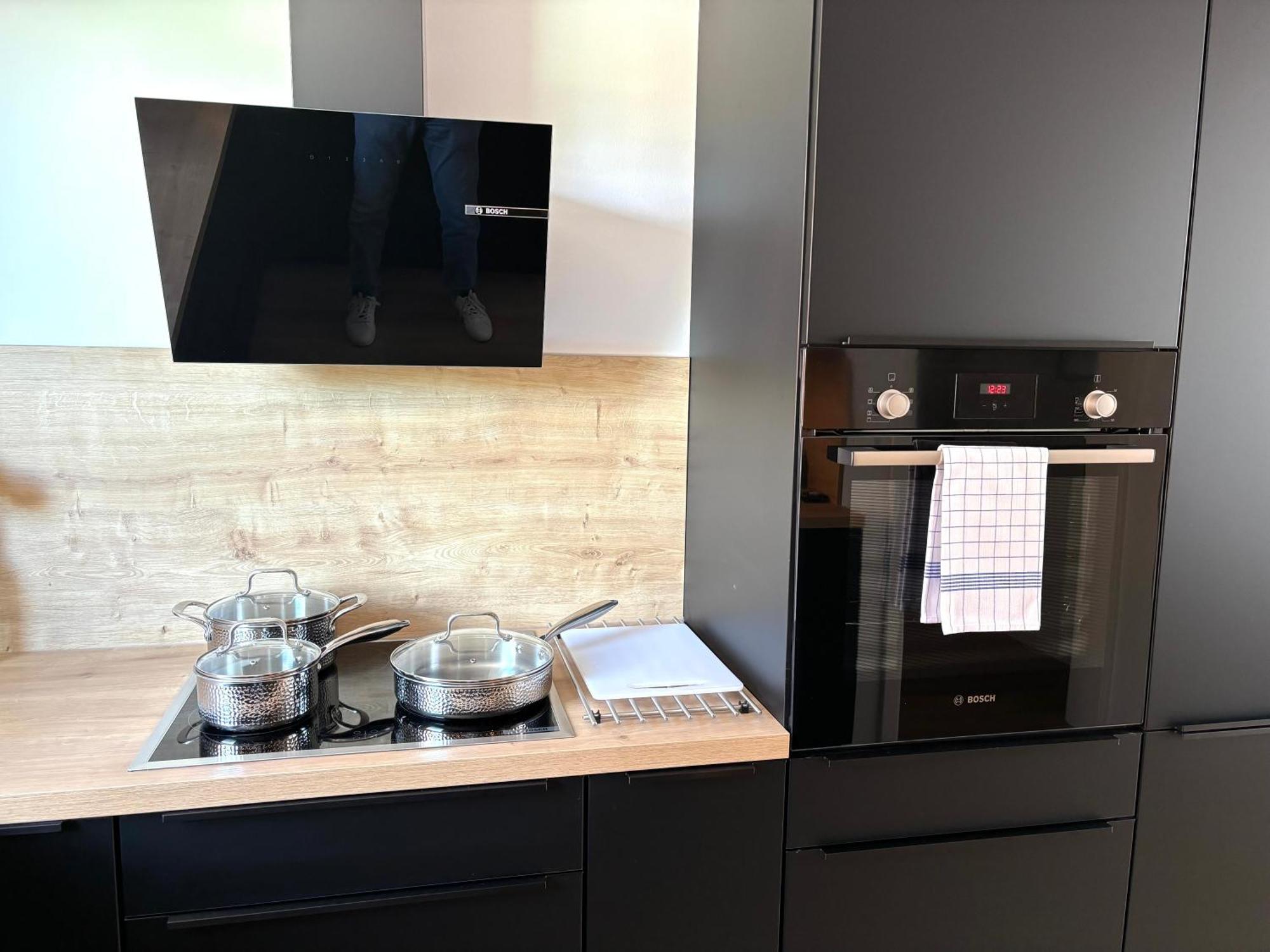 Gesamte Wohnung, Kueche, Parkplatz, Terrasse Bad Bellingen Exteriör bild